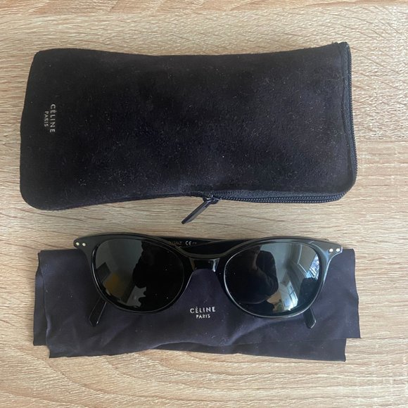 Womens Celine Sunglasses CL41407 Black - Picture 4 of 8